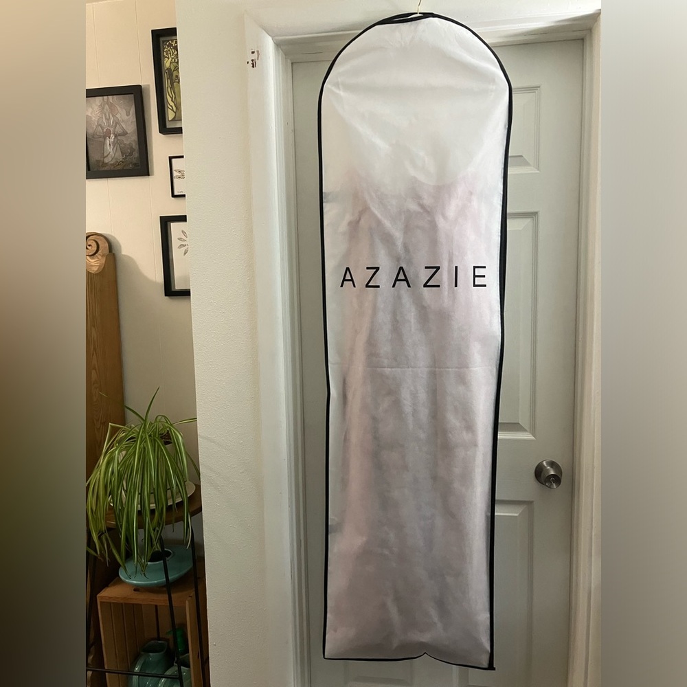 Azazie Dusty Rose Chiffon Bridesmaid Dress with Multiway Tie Front - Picture 5 of 8